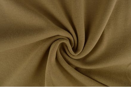 Boordstof Effen - Donker beige - 1 meter - Per meter