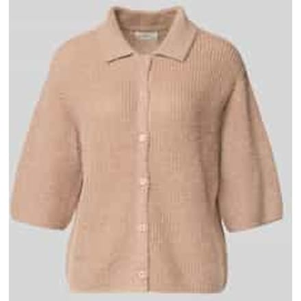 Vest met omgeslagen kraag