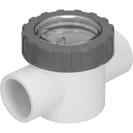 PVC Terugslagklep Zwembad Transparante Terugslagklep Vervangingsaccessoires(V401A ) gray