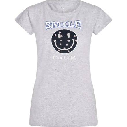 Dames-T-shirt Imperial Riding Smiley Stars