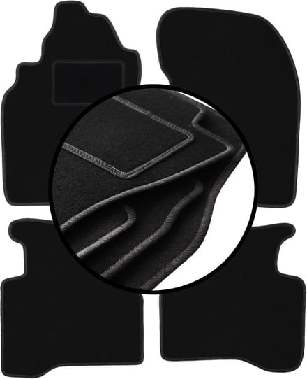 Complete set veloursmatten voor: Nissan X-Trail I T30 SUV (2001-2007)