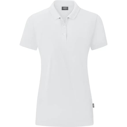 Jako Organic Polo Dames - Wit | Maat: 38