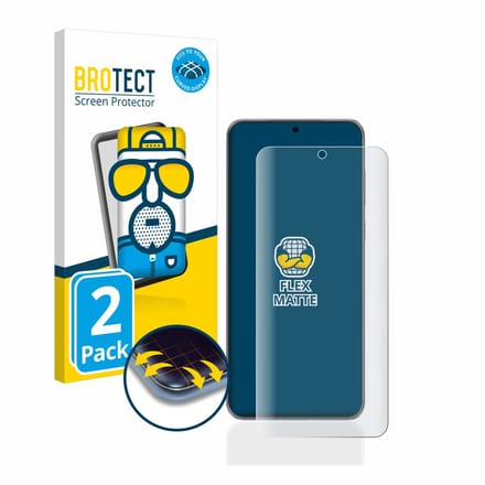 BROTECT - Screenprotector voor Huawei P60 Pro - Folie Beschermfolie matte volledig dekking 2 Stuks