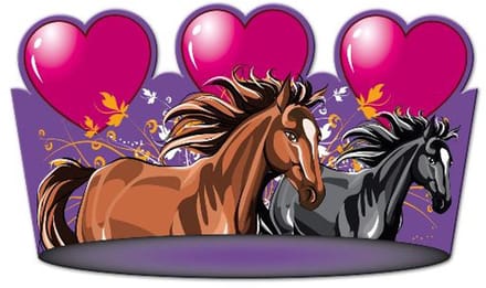 Folat - Feesthoedjes Paarden (8 stuks)