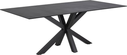 Helium eetkamertafel zwart.
