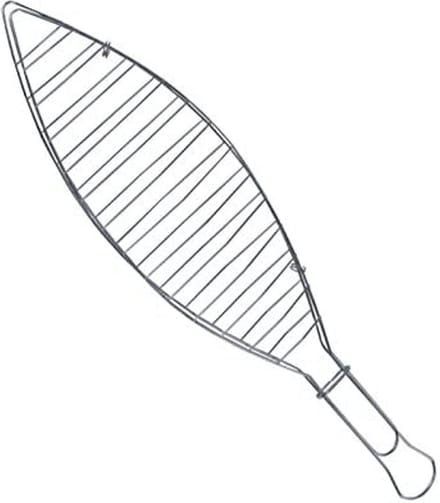 Master Grill Party - Grillrooster voor vis Verchroomd staal 41cm