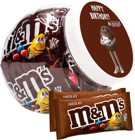 M&M's Chocolade - "Happy Birthday" - chocoladecadeau - verjaardagscadeau - verjaardag - 450g