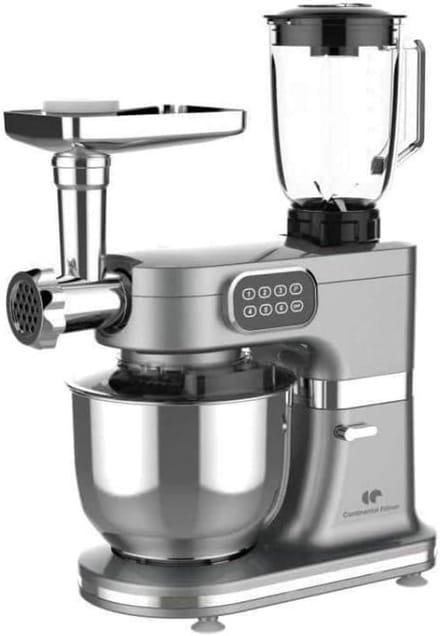 Krachtige Multifunctionele Keukenmachine met Garde, Kneedhaak en Vleesmolen