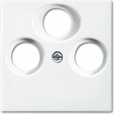 Busch-Jaeger 1743-03-914 Televisie, radio, satelliet Afdekking Busch-balance SI Alpine-wit 1 stuk(s)