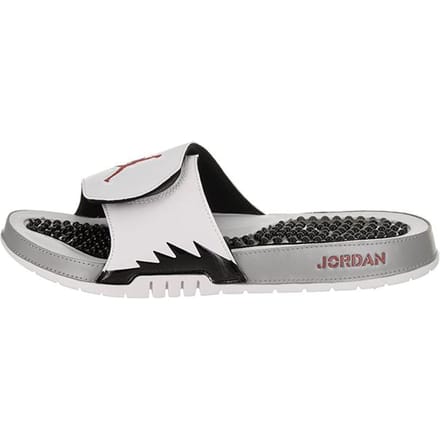Air Jordan Hydro 5 Slide 'Wit Rood Zilver' 555501-112 44 white