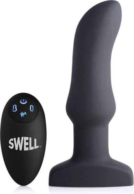 Swell Opblaasbare En Vibrerende Prostaat Buttplug