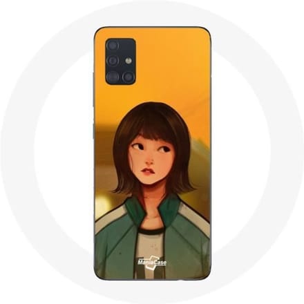Coque Samsung Galaxy A51 Squid Game Ji Yeong Numéro 240