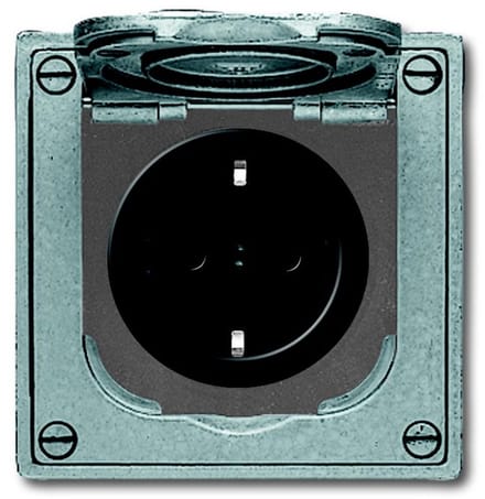ABB Busch-Jaeger All-weather IP44 Wandcontactdoos (schakelmateriaal)