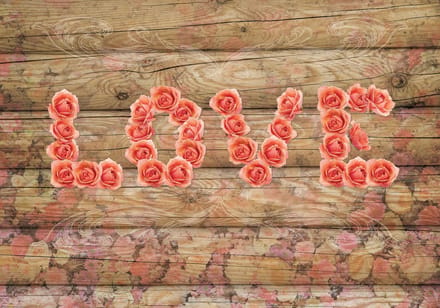 Love Photo Wallcovering