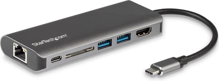 StarTech.com USB C Multiport Adapter - USB-C/Thunderbolt 3 - 4K HDMI - 60W PD