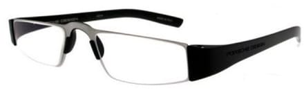 Leesbril Porsche Design P'8801a-Titanium/Zwart-+2.00