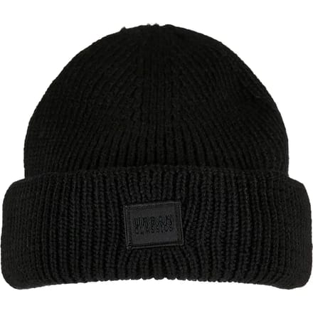Urban Classics - Knitted Wool Beanie Muts - Zwart