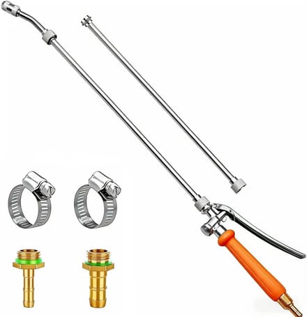 Metaal Sproeier Vervanging - Tuinslang Accessoire - Tuin Besproeiing - Roestvrij Staal - 44 Inch