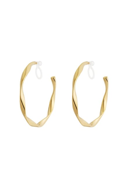 Twist Hoops Clip Oorbellen - Verkleurt Niet - Cadeau