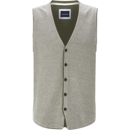Babista herren Gebreide Bodywarmer - 48/50 - kaki - Plus Size