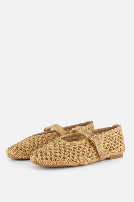 Cellini Cellini Ballerina's beige Raffia
