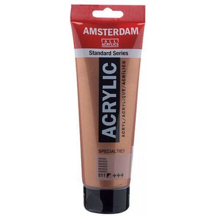 Peinture Acrylique en tube - Bronze - 811 - Amsterdam - 250ml bronze