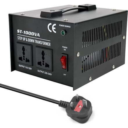 Intelligente Efficiënte Step Up Down Transformator ST-1000W Huishoudelijk Elektrisch Apparaat Spanning UK Plug