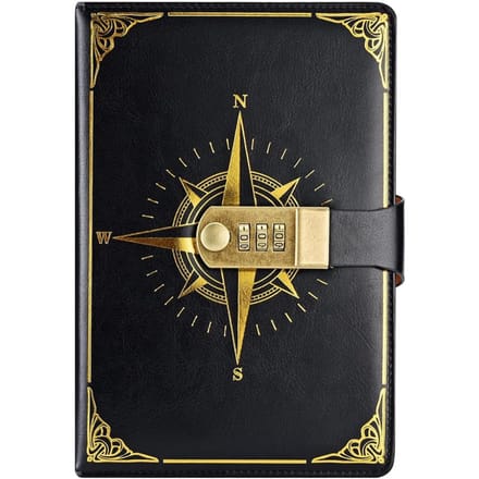 Swiphi® Dagboek - Dankbaarheidsboek - Met slot - 22x15cm
