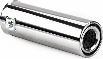 AMIO Uitlaat Sierstuk RVS - universeel - 31-45mm - verchroomd