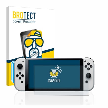 BROTECT - Screenprotector voor Nintendo Switch OLED-Modell - Folie Beschermfolie matte 2 Stuks