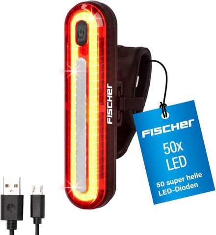 Oplaadbaar Led-staaflamp Achterlicht - Fietsverlichting met IPX4 Bescherming