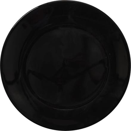 Dutch Rose Bord Plat Zwart - Ø26cm