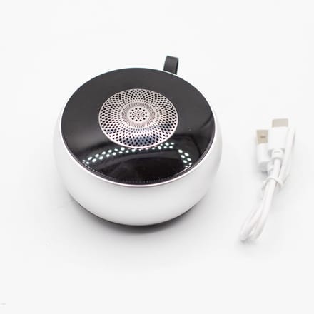 SIlver Mandela Lighting Effect Mini Speaker