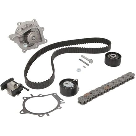 Waterpomp + distributieriem set PowerGrip® HEPU PK08070XT