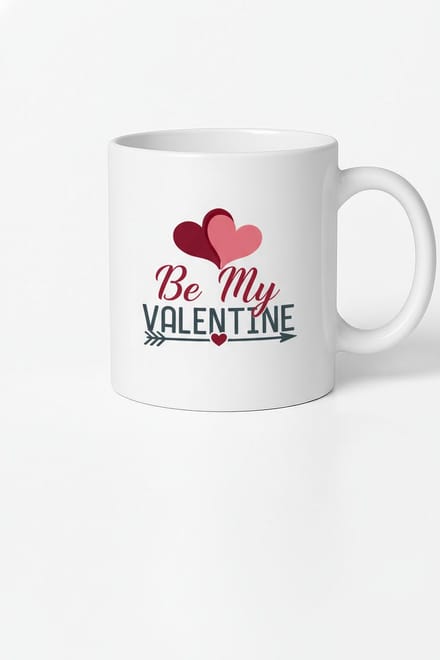 Valentijn Mok "Be My Valentine" met Hartjes | Romantisch Liefdescadeau