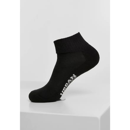 Urban Classics Sokken - High Sneaker Socks 6-Pack - EU 47-50 - zwart