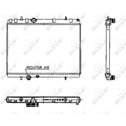 Radiator, motorkoeling NRF 50436