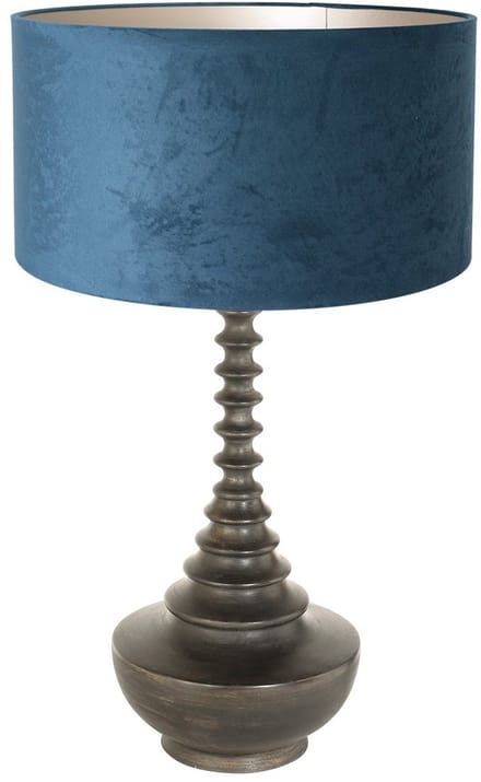 Anne Lighting tafellamp Bois - zwart - hout - 40 cm - E27 fitting - 3763ZW