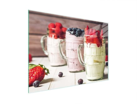 TMK ArtDeko - Glas Snijplank - 30x22 cm - Gehard Glas - Antislip