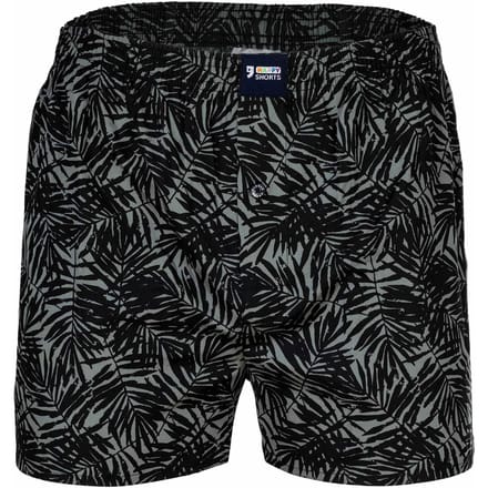 Happy Shorts Wijde Boxershort Heren Palm Bladeren - Maat XL