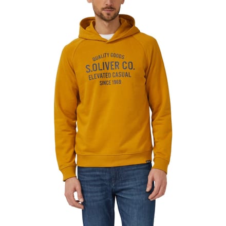 s.Oliver  Sweaters Orange Größe: S | Kaputzenpullis Outlet | Herren | Orange