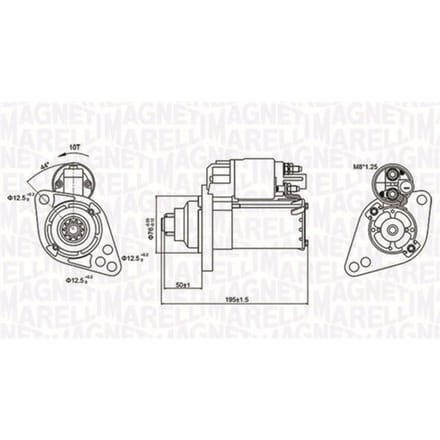 Starter MAGNETI MARELLI 063721294010
