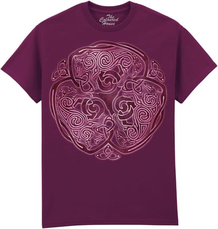 Wolf Symbol The Coloured House T-shirt M