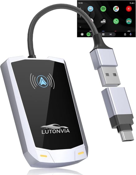 Draadloze Android Auto Adapter - Plug & Play USB Dongle voor Auto's vanaf 2015