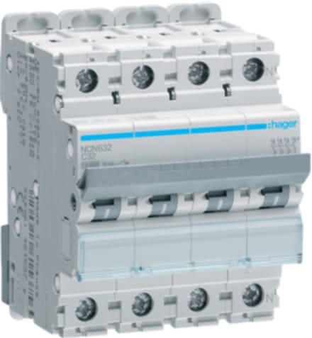 Hager NCN Stroomonderbreker - NCN632 - E2MBK