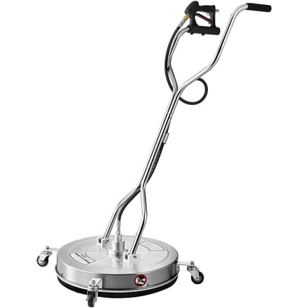 Nettoyeur de Surface pour Lave-Linge Haute Pression 24  4 Roues Double Poignée 4000 PSI Max
