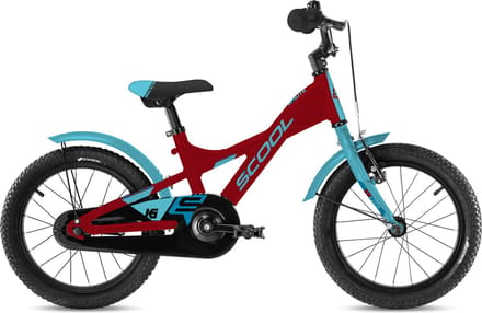 s'cool XXlite alloy 16 Kinderen, rood/blauw