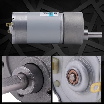 Moteur Geared à Grande Torsion DC 15W CWCCW 12V 200tr/min