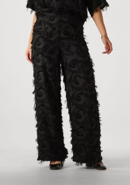Minus Msmaica Highwaisted Pant Broeken Dames - Zwart - Maat 36