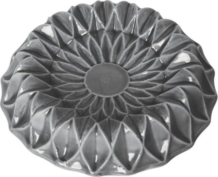 Return to Sender Zeepbakje - Antraciet Flower - Ø12 cm - H2,5 cm